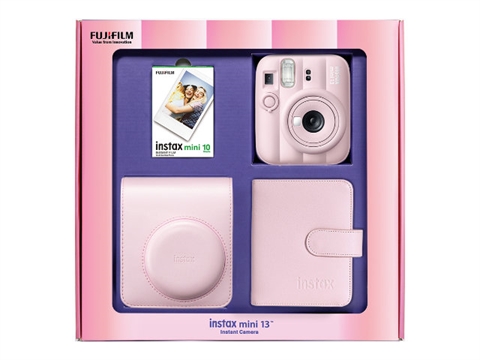 Комплект за моментални снимки FujiFilm Instax Mini 13, Розов
