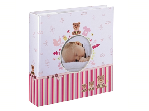 Албум за снимки с джоб Hama Moni за 200 бр. 10х15 см., Розов