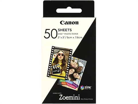 Хартия Canon ZINK 50 листа за принтер Zoemini