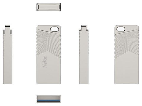 Флаш памет Netac 64 GB, USB3.2 High Speed, UM1