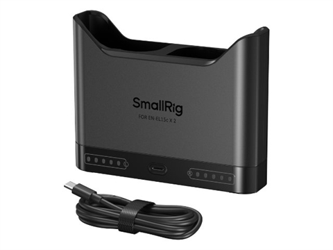 Зарядно устройство за две батерии SmallRig 5491 за батерии Nikon EN-EL15c