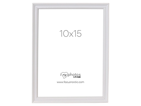 Рамка за снимки Focus Verona White 10x15 см., Пластмасова, Бяла