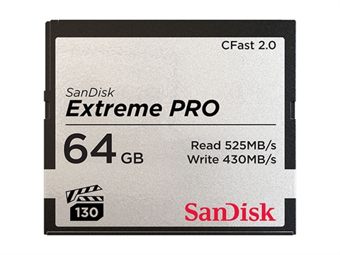 Карта памет SanDisk 64GB Extreme PRO CFast 2.0 Memory Card