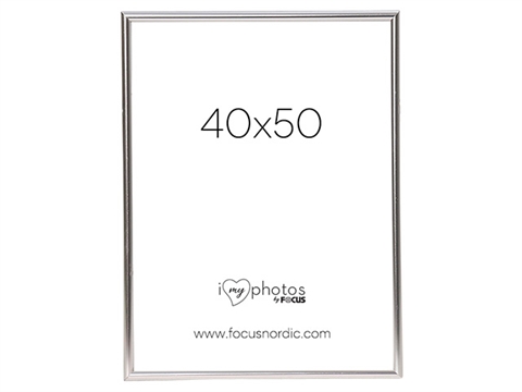 Рамка за снимки Focus Can-Can Shiny Silver 40x50 см., Алуминиева