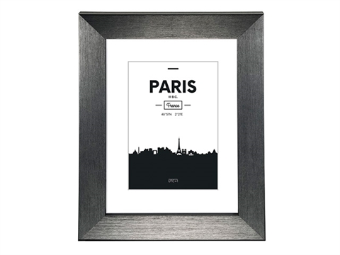Рамка за снимки Hama Paris 10x15 см., contrast gray, пластмасова