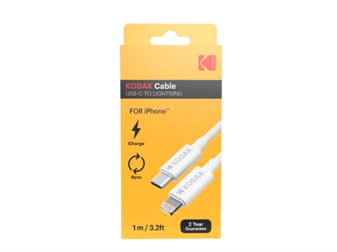 Кабел за зареждане Kodak от USB-C към Lightning порт