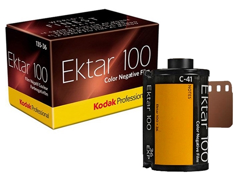 Цветен фотографски филм Kodak Professional Ektar 100 Color Negative Film