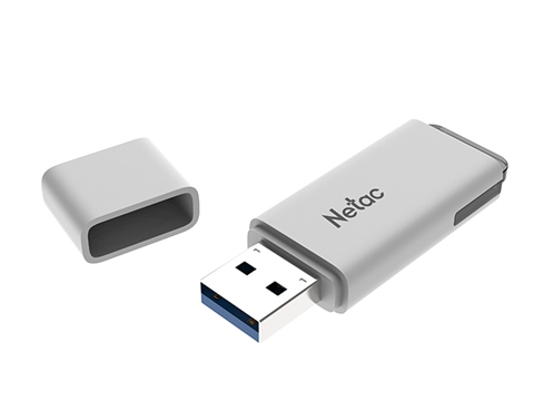 Флаш памет Netac 32GB, USB 3.0, U185, LED индикатор