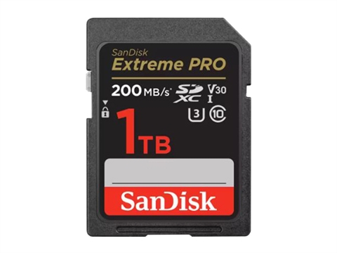 Карта памет SanDisk Extreme PRO 1TB SDXC, UHS-I, Class 10, U3, V30