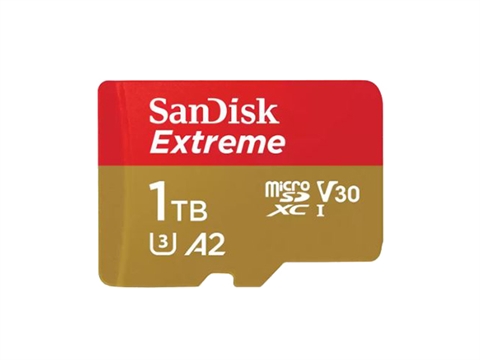 Карта памет SanDisk Extreme micro SDXC 1TB с SD Adapter, A2, C10, V30, UHS-I, U3