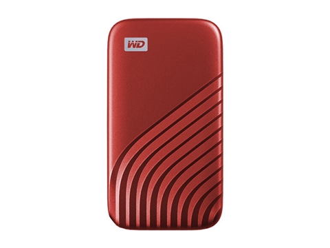 Външен диск My Passport™ SSD, 1TB, червен цвят
