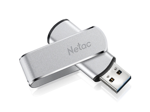 Флаш памет Netac 64GB, USB 3.1, U388, Ultra-High-Speed, Read Speed  410MB/s- Write Speed  220MB/s  метално тяло