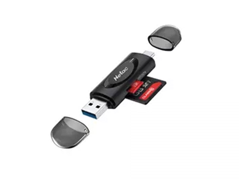 Четец за карти Netac WK14 usb 3.0+Type-C microSD/SD