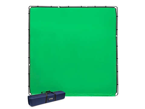 Екран с алуминиева рамка Manfrotto StudioLink ChromaKey Green 3x3 м.