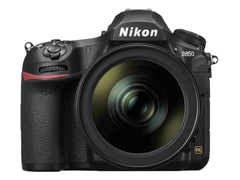 Nikon D850 DSLR с обектив 24-120MM F/4 VR,45.7MP FX-Format BSI CMOS, 4K UHD,Bluetooth , Wi-Fi 