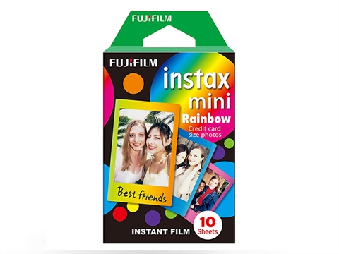 Хартия за моментално проявяване Fujifilm Instax Mini Rainbow