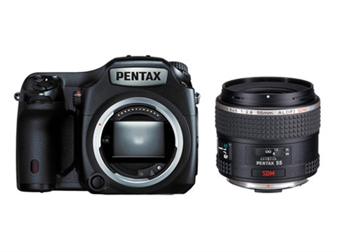 Средноформатен фотоапарат Pentax 645Z DSLR с обектив  DFA645 55mm F/2.8