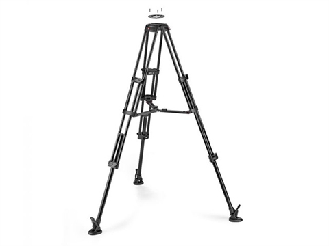 Алуминиева видео основа с 100/75mm боул и среден паяк Manfrotto Alu Twin Leg