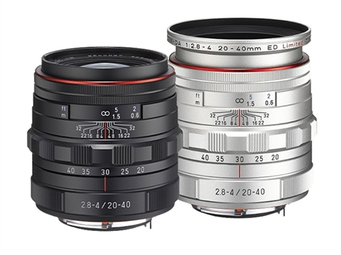 Обектив Pentax DA 20-40mm f/2.8-4 ED Limited DC WR black, silver