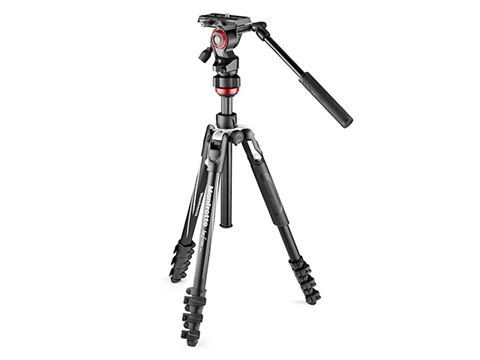 Manfrotto Befree Live - туристически видео статив с щипки