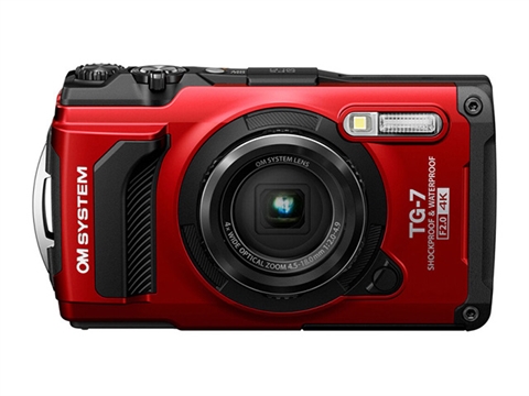 Компактен фотоапарат Olympus TG-7 Tough, червен
