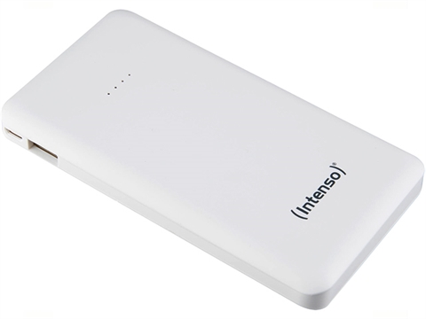 Външна батерия Intenso Powerbank Slim S10000 mAh бяла