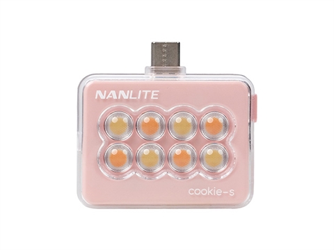 Мини диоден панел Nanlite Cookie S, Coral Pink
