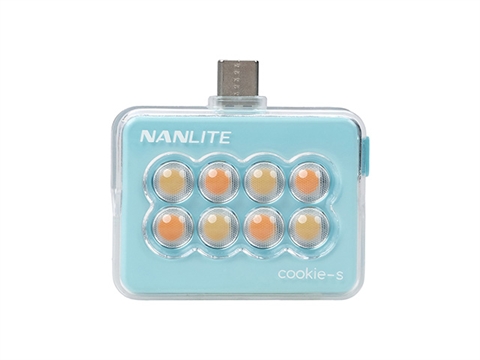 Мини диоден панел Nanlite Cookie S, Cyan Blue