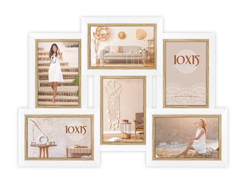 Рамка за снимки галерия ZEP Ayas 6Q за 6 броя 10x15 см., дърво