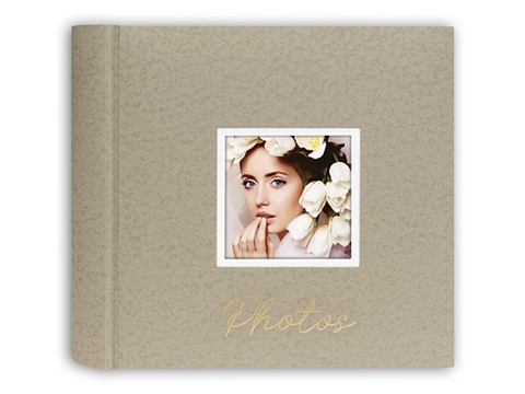 Албум за снимки ZEP Dante C с 40 страници, 24x24 см. за залепване на снимки, бежов
