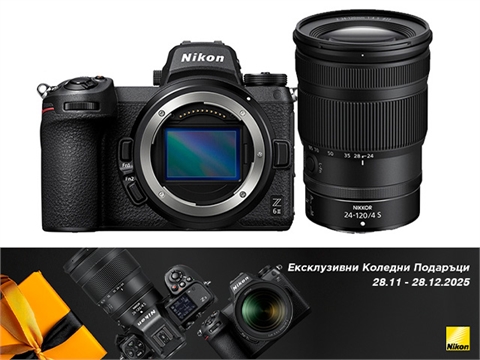 Фотоапарат Nikon Z 6II и обектив Z 24-120MM F/4 S VR