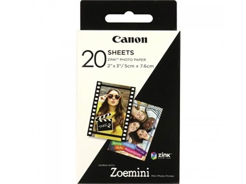 Хартия Canon ZINK 20 листа за принтер Zoemini (ZP-203020S)
