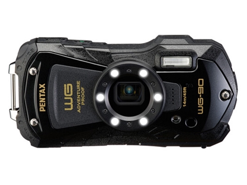 Компактен водоустойчив фотоапарат Pentax WG-90, черен