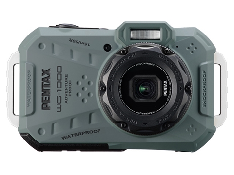 Компактен водоустойчив фотоапарат Pentax WG-1000, olive