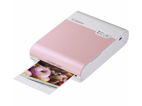 Мобилен принтер Canon SELPHY SQUARE QX10, розов