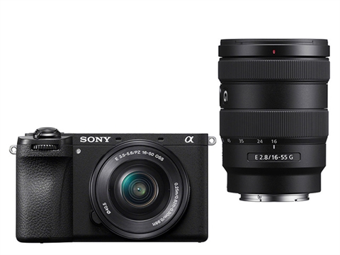 Фотоапарат безогледален Sony A6700, с обективи SEL 16-50mm f/3.5-5.6 PZ и SEL 16-55mm f/2.8 G