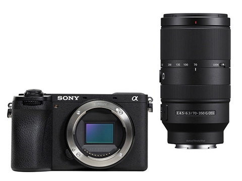 Фотоапарат безогледален Sony A6700, с обектив SEL 70-350mm f/4.5-6.3 G OSS
