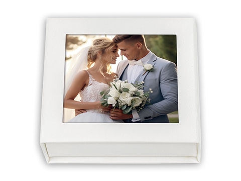 Кутия за съхранение на USB памет ZEP Alba, бяла