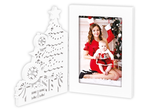 Рамка за снимки ZEP Stelvio 10x15см, дървена, бяла