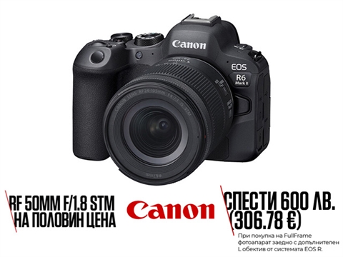 Фотоапарат Canon EOS R6 Mark II с обектив RF 24-105mm f/4-7.1 IS STM