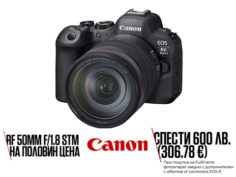 Фотоапарат Canon EOS R6 Mark II с обектив RF 24-105mm f/4L IS USM