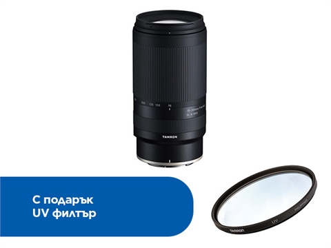 Обектив Tamron AF 70-300mm F/4.5-6.3 Di III RXD за Nikon Z, с подарък UV филтър