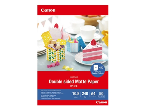 Фотохартия двустранно матова Canon MP-101 A4 50 листа Double Sided Matte