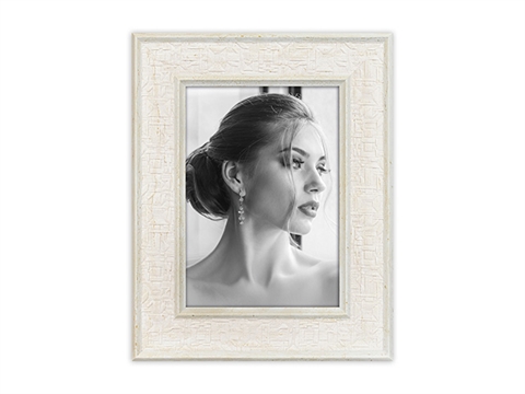 Рамка за снимки ZEP Perth White 15x20 см., пластмасова