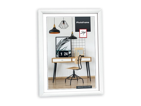 Рамка за снимки ZEP Basic 13x18 см., пластмасова, бяла