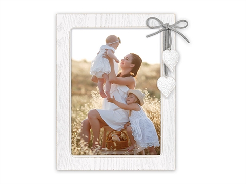 Рамка за снимки ZEP Ellen White 10x15 см., дървена