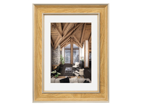 Рамка за снимки Hama Rustic Oak, 15х20 см, Пластмасова