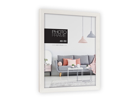 Рамка за снимки ZEP Edison 40x60 см., пластмасова, бяла