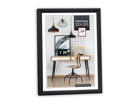 Рамка за снимки ZEP Basic 20x30 см., пластмасова, черна